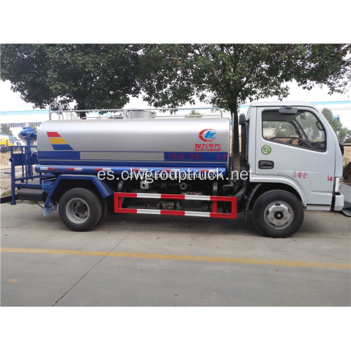 Dongfeng chasis 4X2 3000 litros camión cisterna de agua